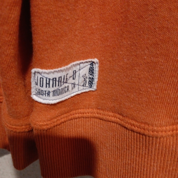 johnnie-O Men's Orange Crewneck Sweater - Picture 2 of 4